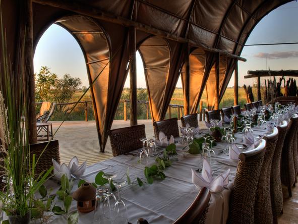 Camp Okuti - dining room